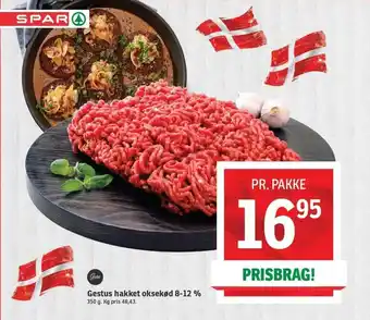 SPAR Gestus Hakket Oksekød 350g tilbud