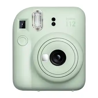 Power Fujifilm instax mini 12 instant camera + 10 stk instant film, grøn tilbud