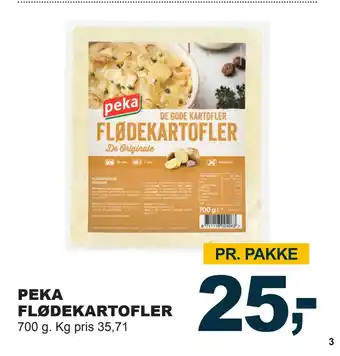 Let-Køb Peka flødekartofler tilbud