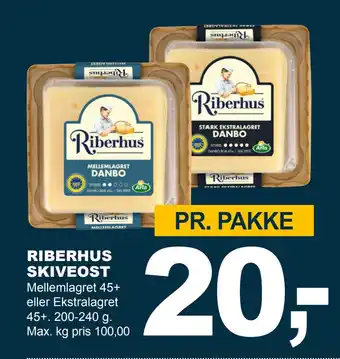 Let-Køb Riberhus skiveost tilbud