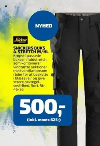 Davidsen SNICKERS BUKS 4-STRETCH M/HL tilbud