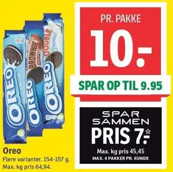 SPAR Oreo 154-157 g tilbud
