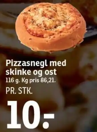 SPAR Pizzasnegl Med Skinke Og Ost 116 g. tilbud