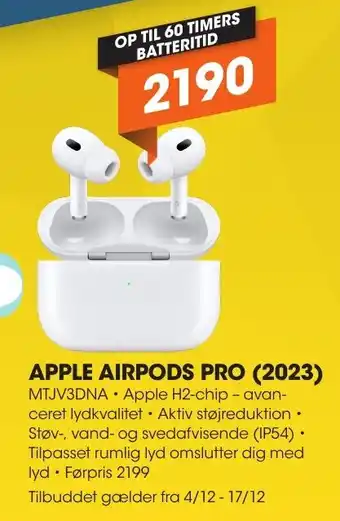 Expert APPLE AIRPODS PRO (2023) tilbud
