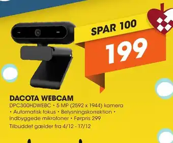 Expert DACOTA WEBCAM tilbud