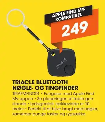 TRIACLE BLUETOOTH NØGLE- OG TINGFINDER