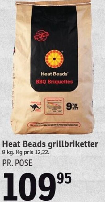 SPAR Heat Beads Grillbriketter tilbud