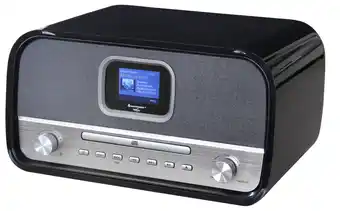 AV-Cables Soundmaster dab970sw microsystem dab, bt, cd, fm-radio - sort tilbud