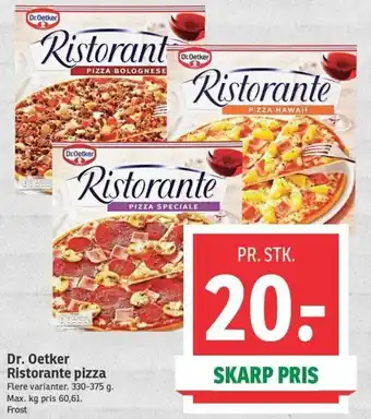 SPAR Dr. Oetker Ristorante Pizza 330-375g. tilbud