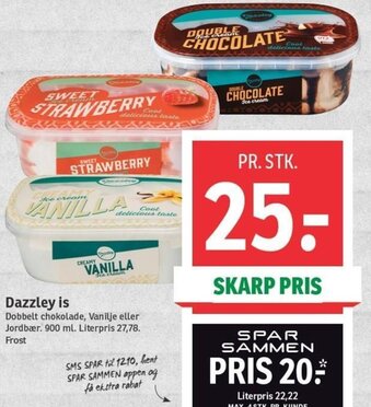 SPAR Dazzley Is 900 ml. tilbud