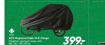 Bilka Sco regnovertræk til e-cargo tilbud