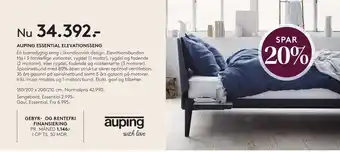 SENG Auping essential elevationsseng tilbud