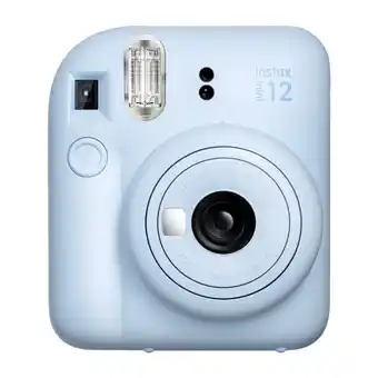 Power Fujifilm instax mini 12 instant camera + 10 stk instant film, blå tilbud