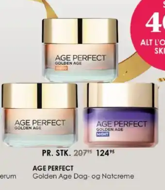 Matas AGE PERFECT Golden Age Dag- og Natcreme tilbud