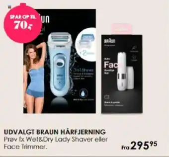 Matas UDVALGT BRAUN HÅRFJERNING tilbud