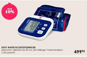 Matas EASY RAPID BLODTRYKSMÅLER tilbud
