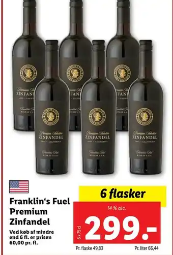 Franklin's Fuel Premium Zinfandel