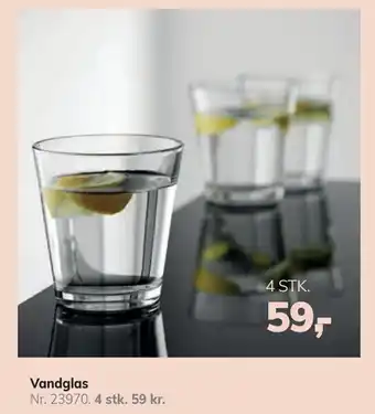 Daells Bolighus Vandglas tilbud