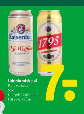 Coop 365 Udenlandske øl tilbud