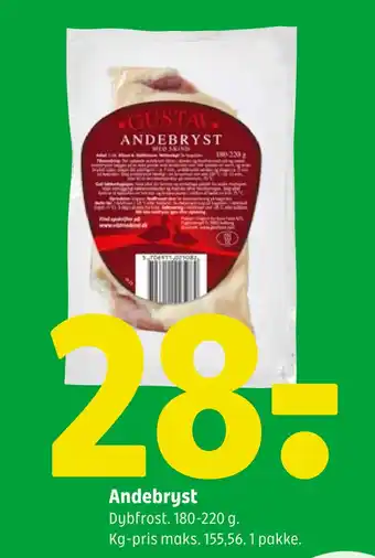 Coop 365 Andebryst tilbud