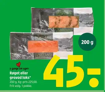 Coop 365 Røget eller gravad laks tilbud