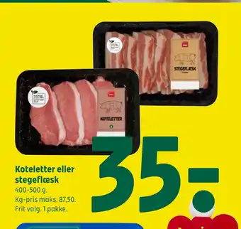 Koteletter eller stegeflæsk