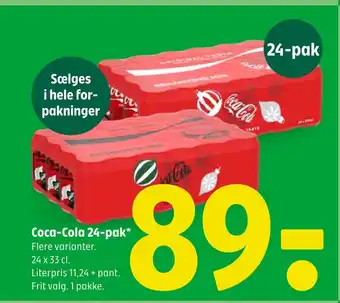 Coop 365 Coca-cola 24-pak tilbud