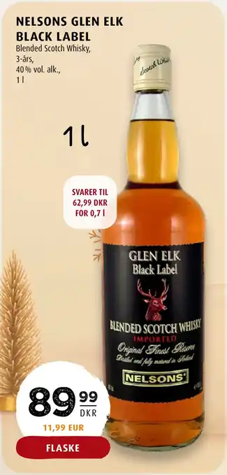 Scandinavian Park Nelsons glen elk black label tilbud