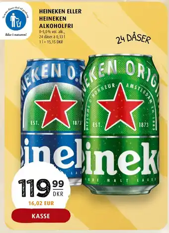 Scandinavian Park Heineken eller heineken alkoholfri tilbud