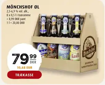 Scandinavian Park Mönchshof øl tilbud