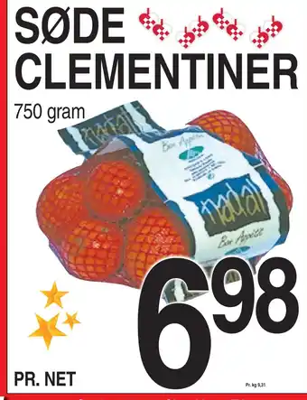 Søde clementiner