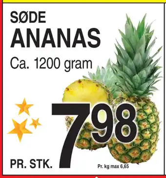 ABC Lavpris Ananas tilbud
