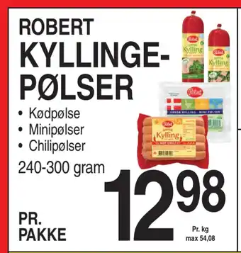 ABC Lavpris Kyllingepølser tilbud