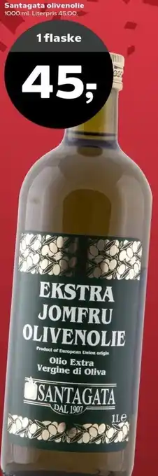Kvickly Santagata olivenolie 1000 ml tilbud