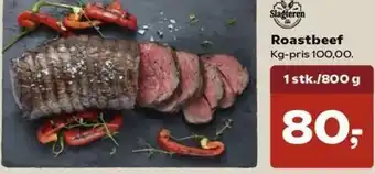 Kvickly Roastbeef 800g tilbud