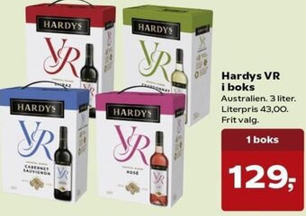 Kvickly Hardys Vr I Boks 3 Liter tilbud