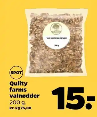 Qulity farms valnødder
