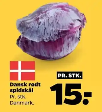 Netto Dansk rødt spidskål tilbud