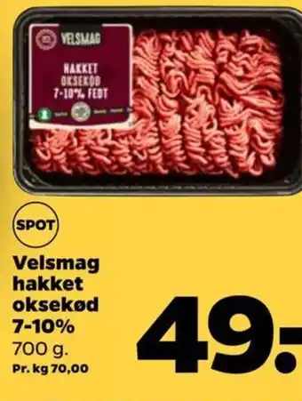 Netto Velsmag hakket oksekød 7-10% tilbud