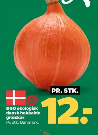 Netto ØGO Økologisk dansk hokkaido græskar tilbud