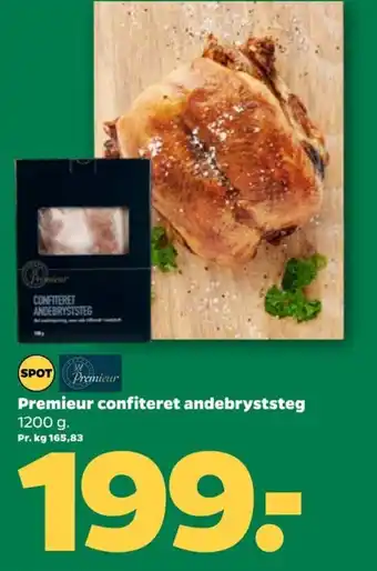 Netto Premieur confiteret andebryststeg tilbud