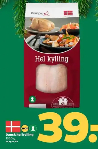 Netto Dansk hel kylling tilbud