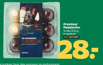 Netto Premieur flødeboller tilbud