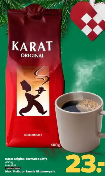 Netto Karat original formalet kaffe tilbud