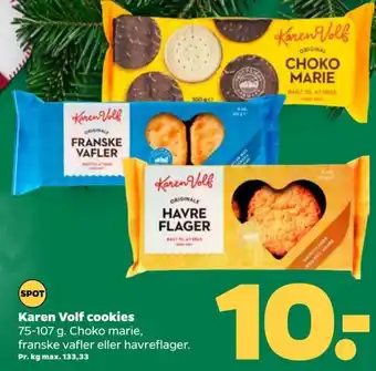 Netto Karen Volf cookies tilbud