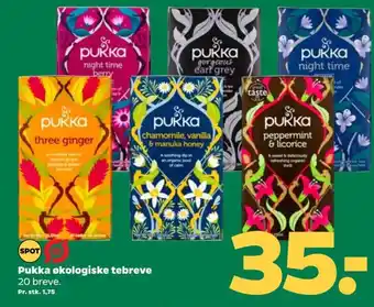 Netto Pukka økologiske tebreve tilbud