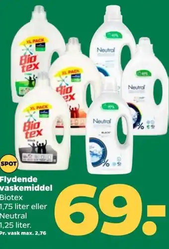 Netto Flydende vaskemiddel tilbud