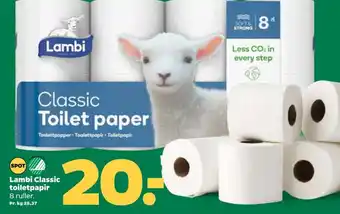 Netto Lambi Classic toiletpapir tilbud