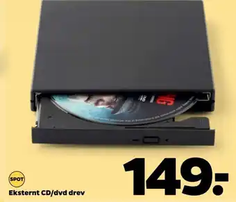 Eksternt CD/dvd drev