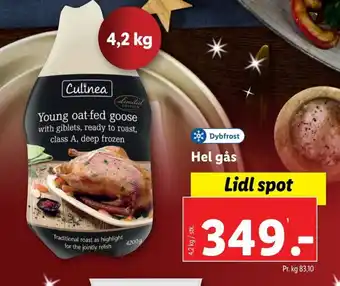 Lidl Culinea Hel gås tilbud